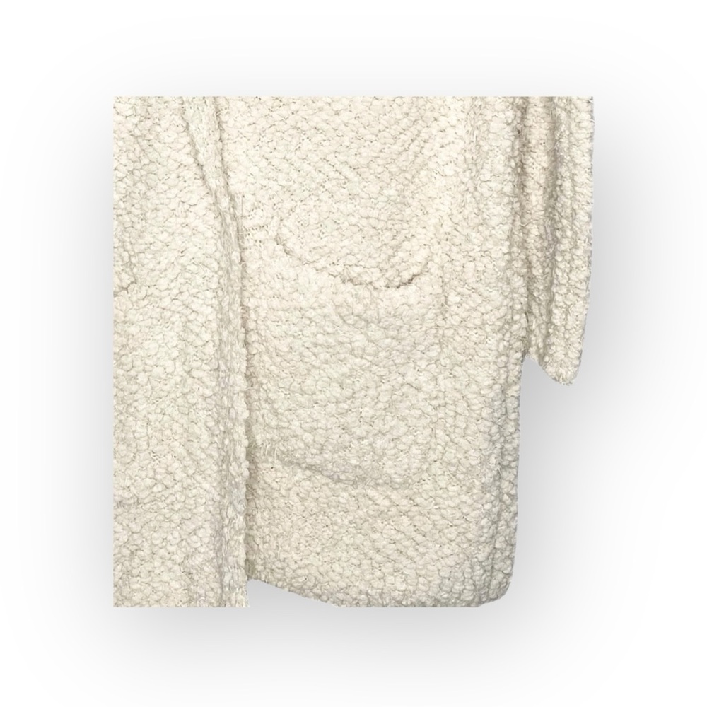 new Young Fabulous & Broke ❃ Wylie Fuzzy Hoodie Cardigan Teddy Coat ❃ Ash ❃ M L - Picture 10 of 16